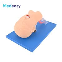 Medeasy - Modelo Avanzado de Entrenamiento de Intubación Traqueal Pediátrica, Simulador de Intubación de Vías Respiratorias, Maniquí para Práctica Médica