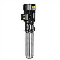 Pompe verticale multi-étagée en acier inoxydable JSDK25-1-21.5 à immersion, non auto-amorçante, adaptée au transport de liquide de refroidissement pour machines-outils