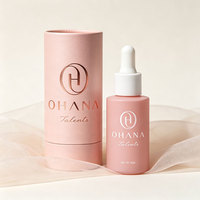 Flacon compte-gouttes en verre personnalisé de 30 ml pour sérum, essence faciale, huile essentielle, lotion, pompe rechargeable, conteneur de beauté, boîte OEM avec insert