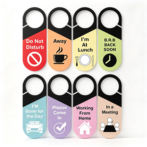 Etiqueta Colgante Personalizada con Logotipo Impreso, de Plástico PVC, Impermeable, Duradera, con Forma, para Puerta, Letrero para Oficina, Hotel, Publicidad Promocional - Product Image 6