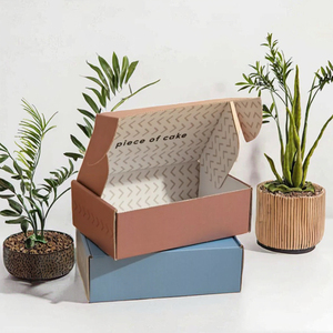 Custom <strong>Small</strong> Mailing <strong>Box</strong> with Logo <strong>Paper</strong> Card and Tissue Sticker for Cosmetics and Shampoo Shipping Packaging - Product Image 3