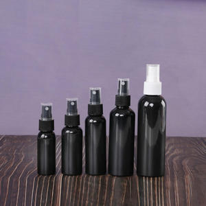 Botol semprot perjalanan Mini hitam 20ml 1oz 30ml 50ml 60ml 100ml 5oz botol plastik kabut halus untuk perjalanan kosong 2 oz - Product Image 6