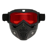 Lunettes de motocross de haute qualité, UV400 polarisées, anti-buée, anti-vent, anti-poussière, verres en PC, monture en TPU, sangle réglable, unisexe, pour l'extérieur