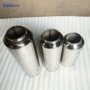 Résonateur d'échappement en acier inoxydable de haute qualité, noyau perforé à vortex, silencieux universel haute performance pour voiture - Product Image 6