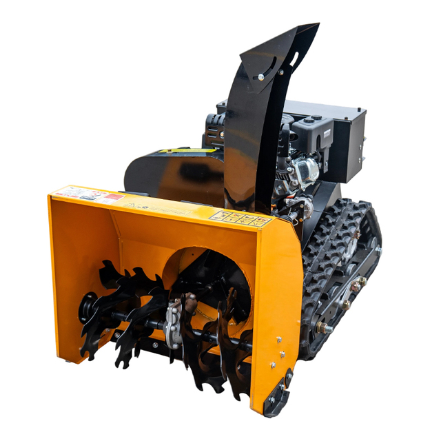 Loncin Engine Remote Control Crawler Snow Sweeper & Blower 9.8kW 400m Range Mini Snow Removal Municipal Machinery