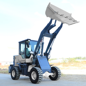 パウストン最安値ディーゼルターボチャージャーエンジン搭載フロントローダー送料無料ミニホイールスキッドステアローダーアタッチメント1.7mバケット - Product Image 2