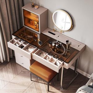 <span class=keywords><strong>Commode</strong></span> portable de rangement à faible coût Tiroirs européens modernes Meubles de chambre à coucher Nordic White Vanity maquillage vanity <span class=keywords><strong>commode</strong></span> - Product Image 6