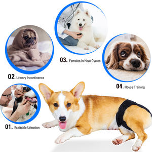 กางเกงอนามัยสำหรับสุนัขพันธุ์เท็ดดี้โกลเด้นรีทรีฟเวอร์ ป้องกันการแข็งตัว ซักได้ - Product Image 3