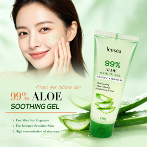Gel hydratant à l'aloe vera naturel OEM ODM, apaisant doux pour les peaux sèches et fragiles, gel hydratant léger multi-usages pour le visage et le corps, 150 g - Product Image 1