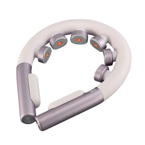 Neck <b>Massager</b> 6 Heads 16 Levels Intensity Red Light Therapy Heating Massage Ultra Lightweight Cervical Pain Relief Device - Product Image 3