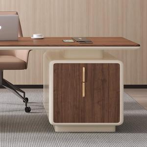 Design moderno scrivania da ufficio di lusso a casa tavolo scrivania <span class=keywords><strong>e</strong></span> sedia per ufficio tavolo esecutivo Ceo tavolo - Product Image 4