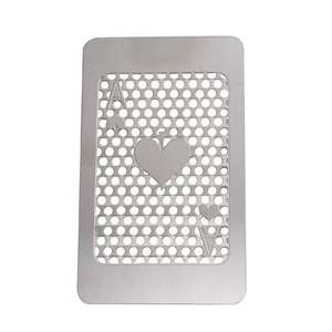 Cartes de visite gravées en métal en vente chaude, broyeur avec porte-clés - Product Image 2