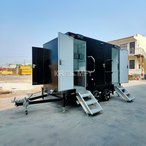 Top Quality Portable Restroom Trailers Vip Mobile Trailer Luxury And Shower Container Toilet For Outdoor - Product Image 4