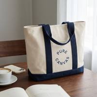 Bolsa de Compras de Lona de Algodón Orgánico Calico, Personalizada con Logotipo, Ecológica, Reciclable, Reutilizable, Lisa, con Asas de Cuerda