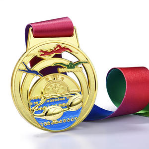 Медали для спортивных соревнований (футбол, тхэквондо, плавание) с быстрой доставкой и бесплатной индивидуальной лентой для финишеров - Product Image 5