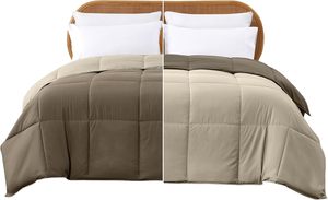 Couette en gros bicolore personnalisée avec garnissage synthétique, tissu doux pour la peau, qualité supérieure, toutes saisons, pour hôtels - Product Image 2
