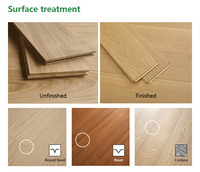 Parquet contrecollé ondulé chevron Apolloxy ISO9001 en noyer noir de qualité AB, anti-rayures, 14 mm, à clipser, pour centre commercial