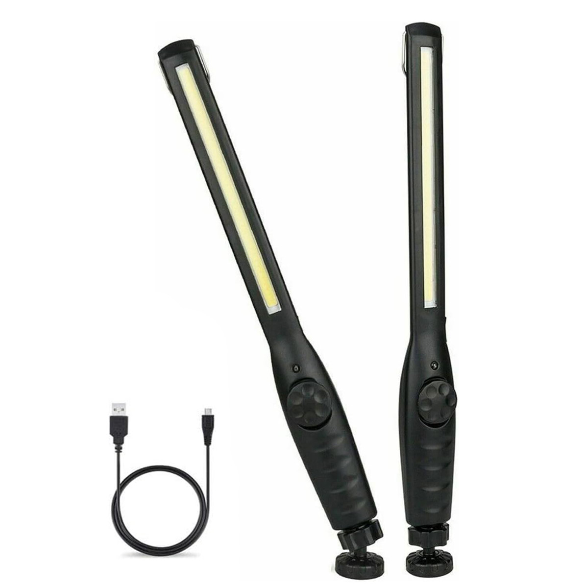 Heavy Duty Industrial LED Work Light Impact Resistant Rechargeable COB Light for Warehouse and Construction