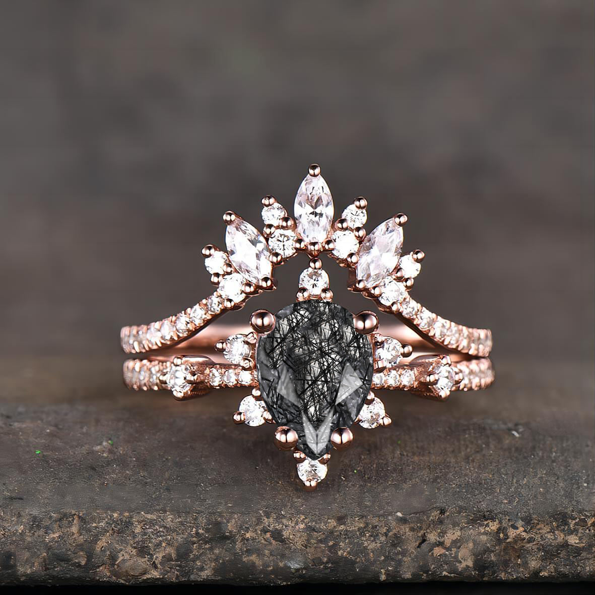 Natural  Black Rutilated