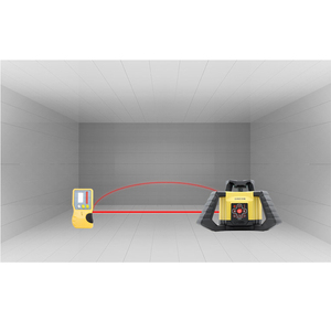 Système de nivellement laser rotatif à faisceau rouge avec récepteur, précision 1 mm/10 m, portée 60 m pour <span class=keywords><strong>l</strong></span>'ajustement des terres agricoles - Product Image 4