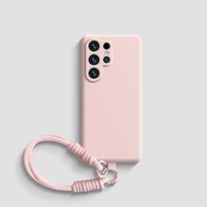 Funda de Silicona Líquida con Cordón para <span class=keywords><strong>Samsung</strong></span> <span class=keywords><strong>Galaxy</strong></span> S26 S25 Ultra S24 S23 Plus, Diseño de Lujo, Protectora para Teléfono Celular - Product Image 6
