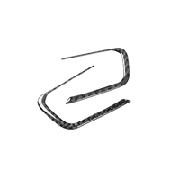 Couvre-volant de voiture pour Ford Mustang 24-25, garniture en fibre de carbone, pièces de voiture modifiées, accessoires intérieurs de voiture
