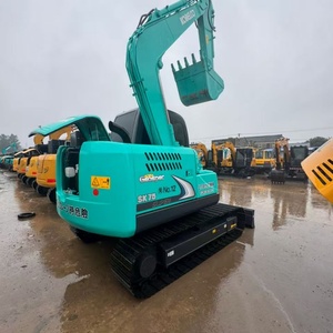 รถขุดไฮดรอลิก Kobelco SK75 มือสองขนาดเล็ก ใช้งานน้อย นำเข้าจากญี่ปุ่น รถขุด Kobelco SK60 75 130 135 140 มือสอง - Product Image 6