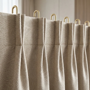 Cortinas Elegantes de Terciopelo con Pliegues Puntiagudos DaiRui de Lujo con Ganchos - Product Image 4
