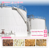 Équipement de production de biogaz à grande échelle WINWORK, Digesteur anaérobie, Réacteur microbien, Machine de fermentation, Moteur d'usine