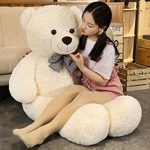 Unisex 4 Feet Giant Teddy Bear Life-Size <strong>Large</strong> <strong>Plush</strong> Stuffed Animal Soft Cotton with PP Cotton Filling for Baby Shower Children - Product Image 5