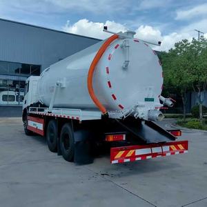 Nouveau camion d'aspiration des eaux usées diesel 6x4 <span class=keywords><strong>de</strong></span> 20 m³ pour 2026 – Camion d'aspiration des fosses septiques pour l'aspiration des boues, l'extraction sous vide et le transport des eaux usées - Product Image 6