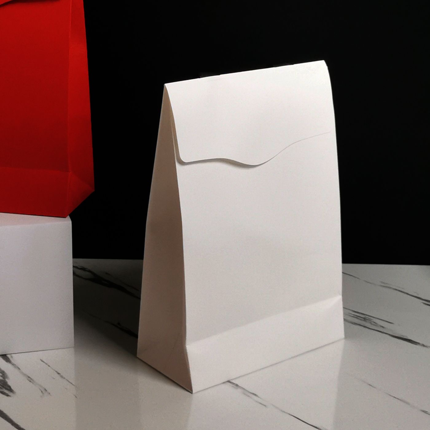Custom Luxury Gift Paper Bag With Handle Die Cut Shopping Paper Bag for Store Grocery Shopping Package