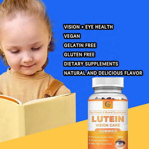 Ausreson OEM Lutein Beta-Carotene Gummies Vision Health and Memory Enhancement Lutein Beta-Carotene Gummies - Product Image 4