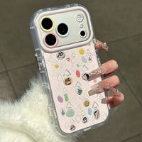 Coque de protection transparente et colorée à imprimé intégral Shin-chan pour iPhone 18 Pro Maxi, compatible avec les coques de téléphone iPhone 17, 16, 15