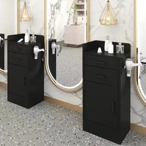 Chariot à cheveux à cadre métallique de conception moderne européenne, le plus populaire, vente en gros d'usine pour salon de beauté - Product Image 5