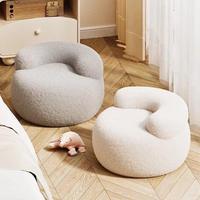 Fauteuil de salon nordique moderne, chaise de salon, fauteuil individuel en velours, mobilier de salon