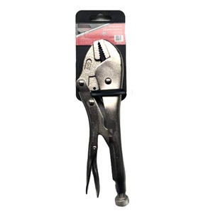 Pince multifonction KAFUWELL PL24601F à mâchoires courbes, pince à serrage sans coupe-fil, mâchoires droites soudées, nickelées - Product Image 1