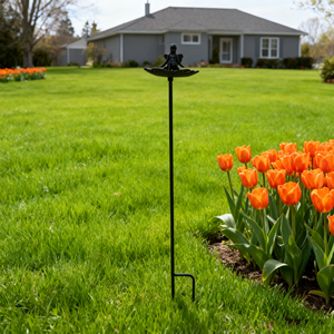 Fabrika Modern Dayanıklı Çevre Dostu Demir Toz Boyalı Çiçek Saksısı Bahçe Kazığı Bahçeye Güvenli - Product Image 1