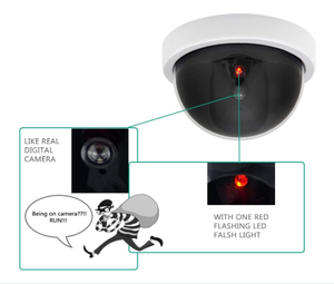 Vendita calda a casa di sicurezza per interni manichino cupola di simulazione senza video e fotocamera audio con lampeggiante LED rosso - Product Image 6