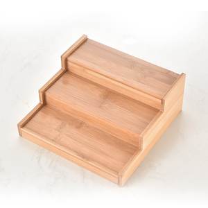 Espandibile di bambù spezia cremagliera per la cucina di casa - Product Image 1