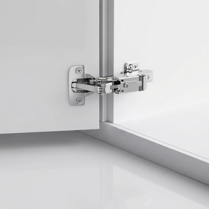 Charnière de meuble DTC 160 degrés à mortaise complète, fermeture douce et silencieuse, réglable, en acier laminé à froid nickelé pour portes d'armoires - Product Image 1