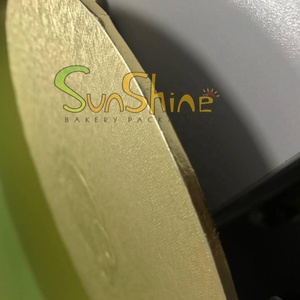 Factory Wholesale Hot Selling Glossy Gold Colour <b>Cake</b> <b>Boards</b> - Product Image 5