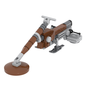 Ladrillos MOC, Guerras Espaciales, Transporte de <span class=keywords><strong>Tropas</strong></span> Imperiales 614-AvA, Motocicleta Speeder, Balutar-class Swoop, Conjuntos de Ladrillos de Construcción, Bloques de Construcción - Product Image 5