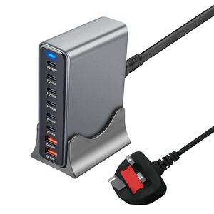 GaN Tech Kabbol 670W Chargeur PD USB 8 ports 2USB-A + 6USB-C PD QC Station de charge rapide pour ordinateurs portables et smartphones - Product Image 4