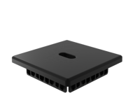 Poste de luz moderno para exteriores IP65, poste de jardín cuadrado a prueba de agua, luz LED de Pilar Solar multibase, valla de puerta para exteriores