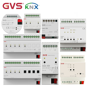 Actionneur de gradation 1-10V GVS KNX 4 voies à économie d'énergie de qualité supérieure avec contrôle de scène et sécurité pour projets d'automatisation des bâtiments - Product Image 4