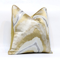 Housse de coussin de canapé moderne de luxe léger 18*18 pouces, housse de coussin de canapé pour hôtel, maison, salon, décoration de canapé, housse de coussin de taille