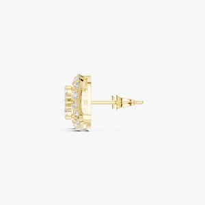 Pendientes de Diamantes de Diseño de Primera Calidad con Halo para Mujer, Estilo Moderno y Elegante para Joyería de Moda Diaria en Venta - Product Image 4
