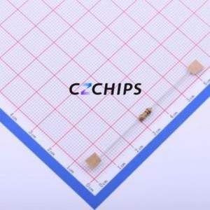 Resistencia de Orificio Pasante CFR0W4J0104A50, Componente de Orificio Pasante (THT), Película de Carbono de 2.2x6.5mm, 100kOhm, 5%, 250V - Product Image 1