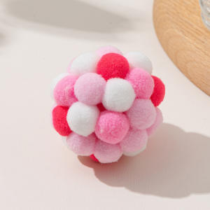 Snows Paws Peluş Klasik Basit Kedi Oyuncak Topu, Kediler ve Köpekler için Sesli Zil ile TS-764 Ambalaj Dahil - Product Image 2